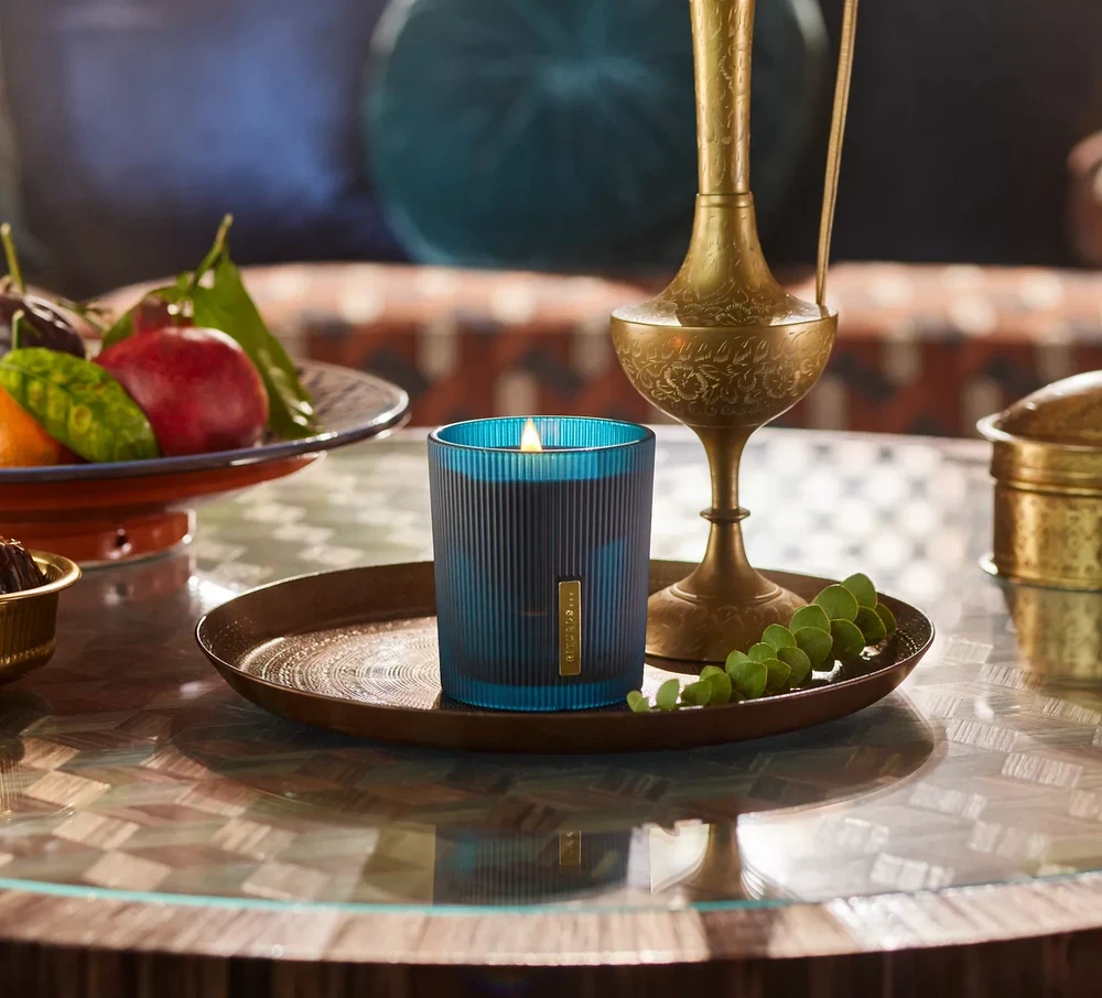 Kūno priežiūros ir namų kvapų rinkinys Rituals: The Ritual of Hammam (putojantis dušo gelis 200 ml + kūno kremas 150 ml + kūno losjonas 150 ml + kvapioji žvakė 140 g + kvapiosios lazdelės 70 ml + kosmetinė)