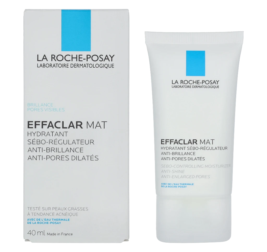 La Roche-Posay Effaclar Mat Veido drėkiklis riebiai ir probleminei odai, 40 ml