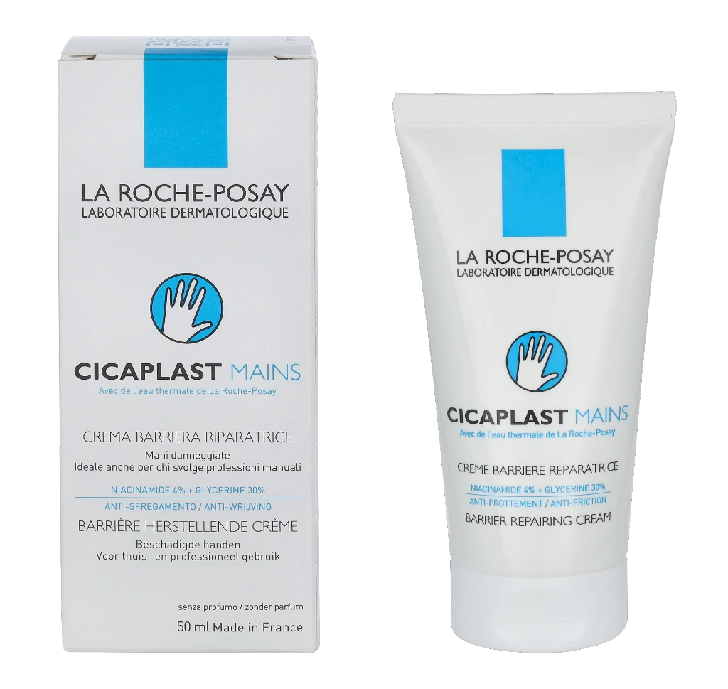 La Roche Posay Cicaplast Barrier Repairing Kreminis rankų kremas, 50 ml