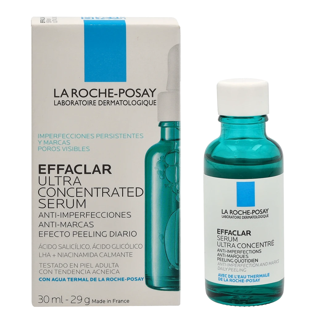 La Roche Posay Effaclar Ultra Concentrated Serum koncentruotas šveičiamasis serumas probleminei odai, 30 ml