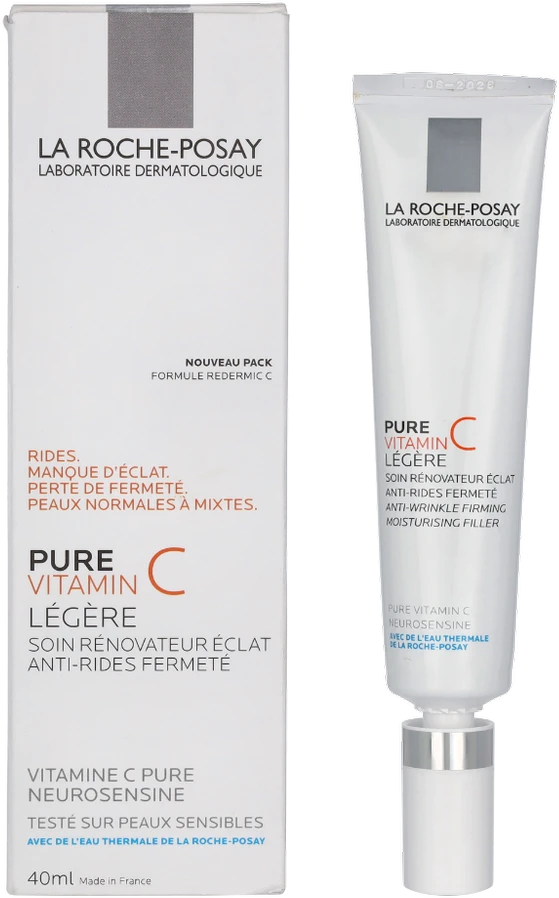 La Roche Posay Pure Vitamin C Light veido kremas su vitaminu C, 40 ml