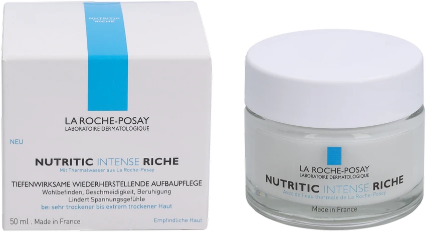 La Roche Posay Nutritic Intense Riche maitinamasis veido kremas jautriai / sausai odai, 50 ml