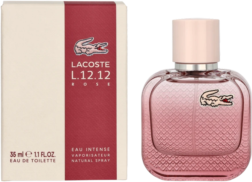 Lacoste Eau de Lacoste L.12.12 Rose Eau Intense EDT tualetinis vanduo moterims, 35 ml