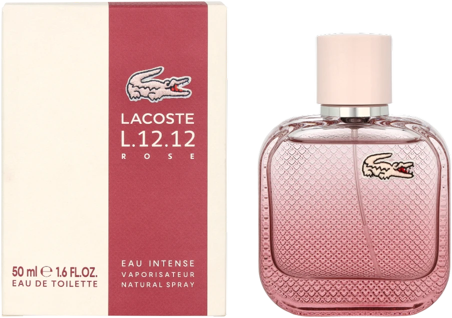 Lacoste Eau de Lacoste L.12.12 Rose Eau Intense EDT tualetinis vanduo moterims, 50 ml