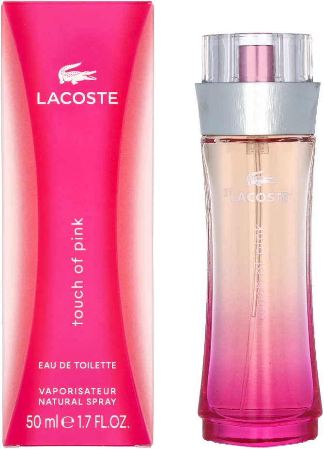 Lacoste Touch Of Rožinė EDT tualetinis vanduo unisex, 50 ml