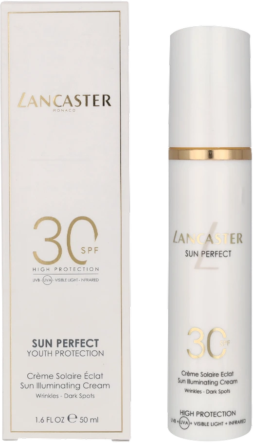 Lancaster Sun Perfect Illuminating Kreminis Spf30 Dark Spots kremas saugantis nuo pigmentinių dėmių susidarymo būnant saulėje 50ml