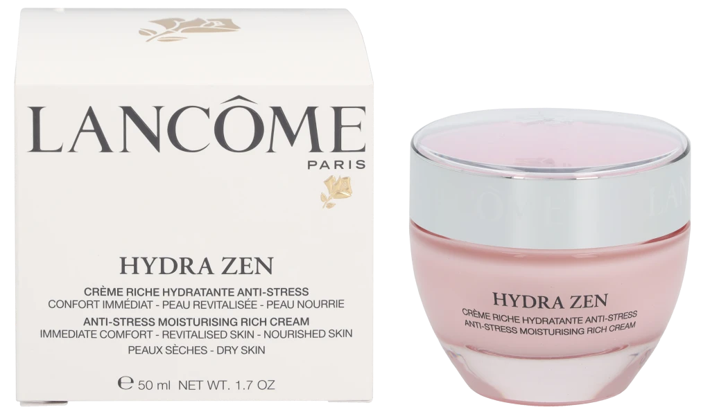 Lancome Hydra Zen Anti-Stress Moisturising Rich Kreminis drėkinantis veido kremas, 50 ml