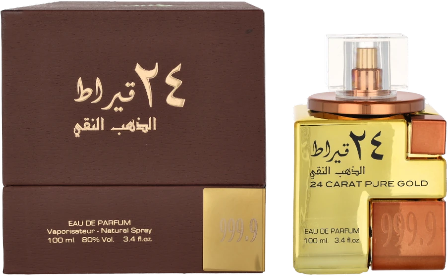 Lattafa 24 Carat Pure Gold EDP parfumuotas vanduo, 100 ml