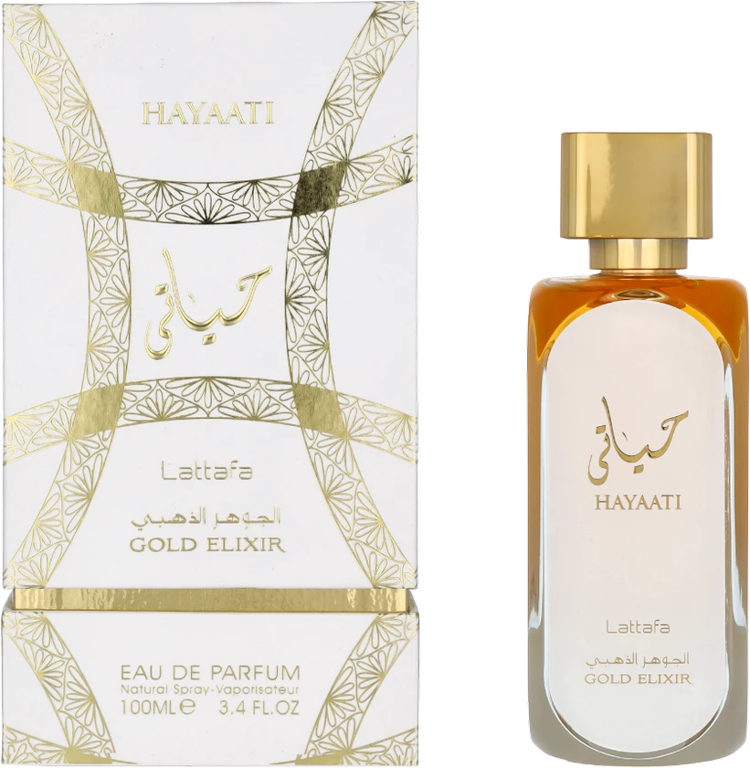 Lattafa Hayaati Gold Eliksyras Women EDP parfumuotas vanduo, 100 ml