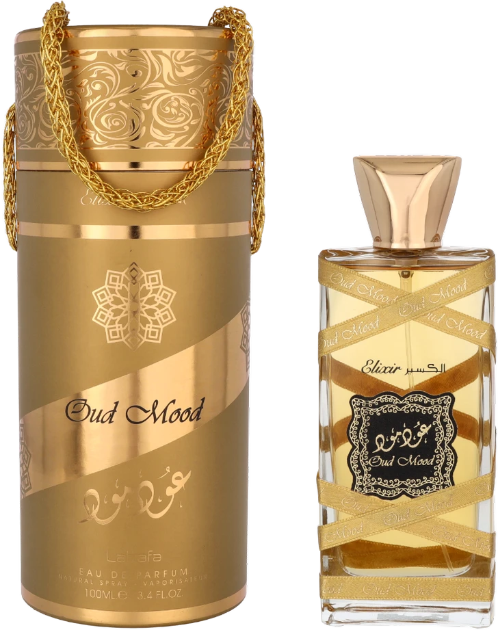Unisex kvepalai Lattafa Oud Mood Gold Elixir EDP, 100 ml