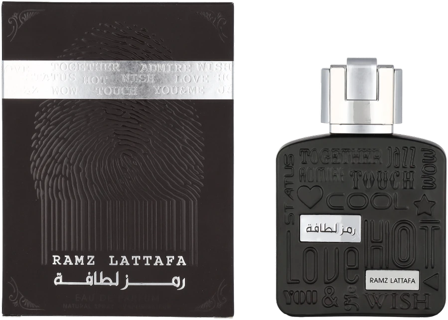 Unisex kvepalai Lattafa Ramz Lattafa Silver EDP, 100 ml