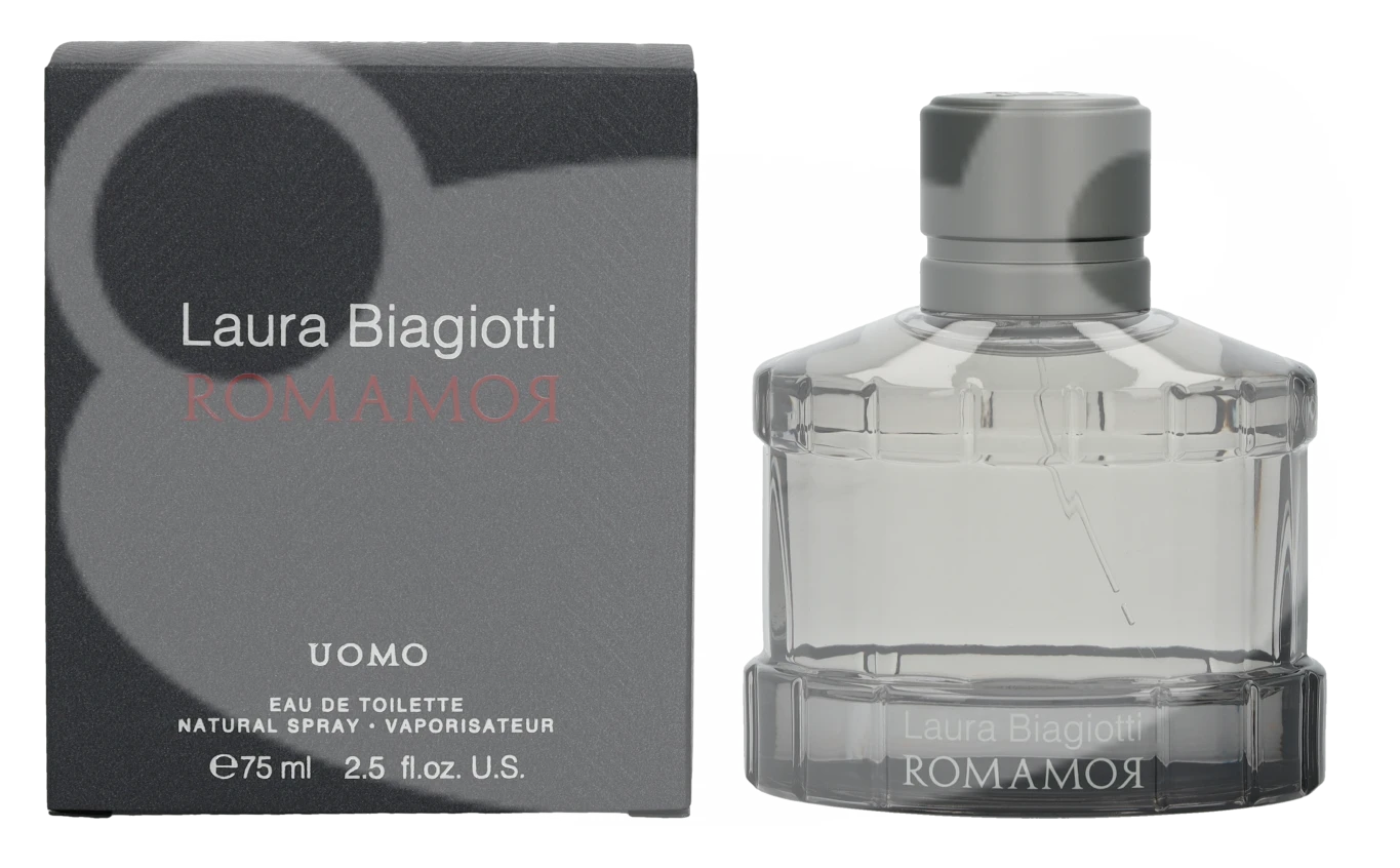 Laura Biagiotti Romamor Uomo EDT tualetinis vanduo vyrams, 75 ml