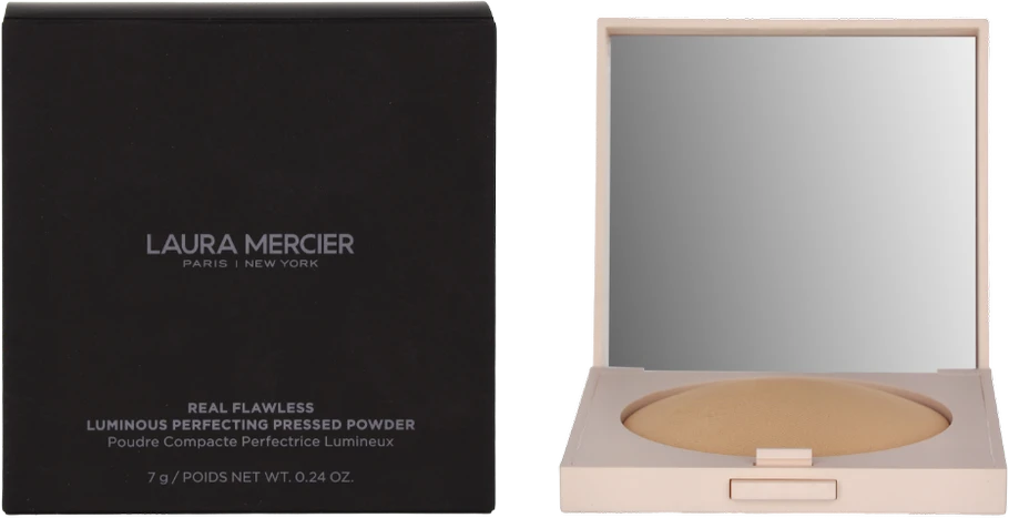 Laura Mercier Real Flawless Lumin. Tobulinamoji presuota pudra, 7,5 g