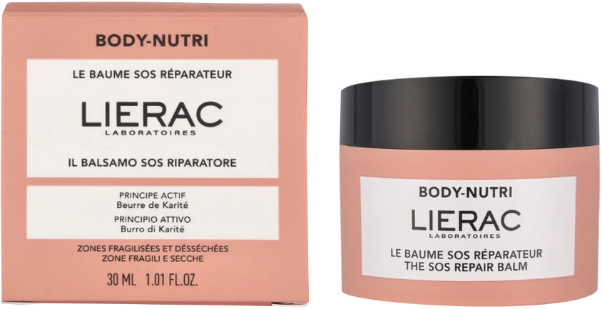Lierac Body-Nutri THE SOS Repair Balm atkuriamasis balzamas, 30 ml