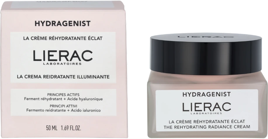 Lierac Hydragenist drėkinamasis kremas "Illuminating Rehydrating Kreminis" 50ml