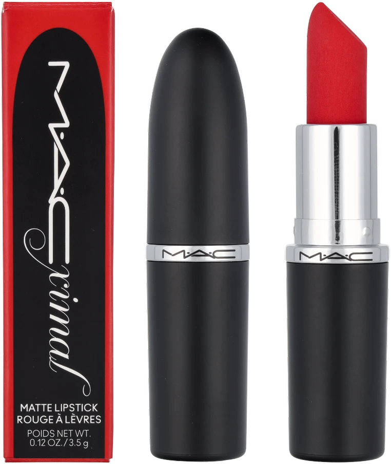 MAC Macximal Silky Matte lūpų dažai #640 Raudona uola, 3,5 g