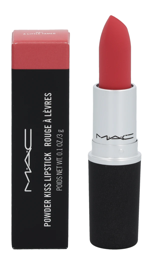 MAC Powder Kiss lūpų dažai, 3 g, spalva: A Little Tamed