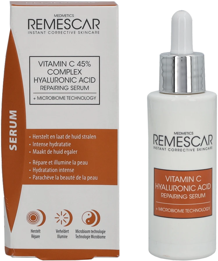 "Remescar" atstatomasis serumas su vitaminu C ir hialurono rūgštimi 30ml