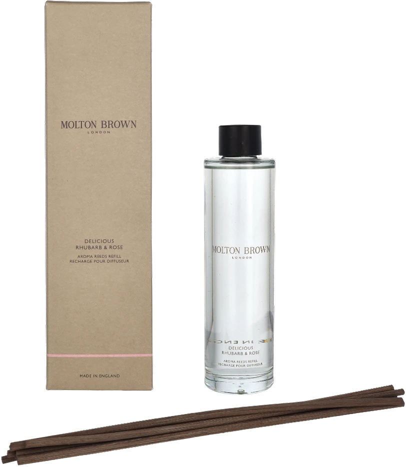 Molton Brown M. Brown Rhubarb & Rose Aroma Reeds - papildymas, 150 ml