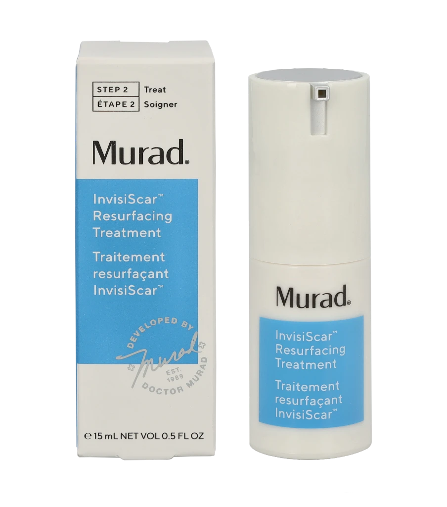 Murad Skincare Murad Invisiscar Resurfacing Treatment atkuriamasis veido serumas nuo spuogų, 15 ml