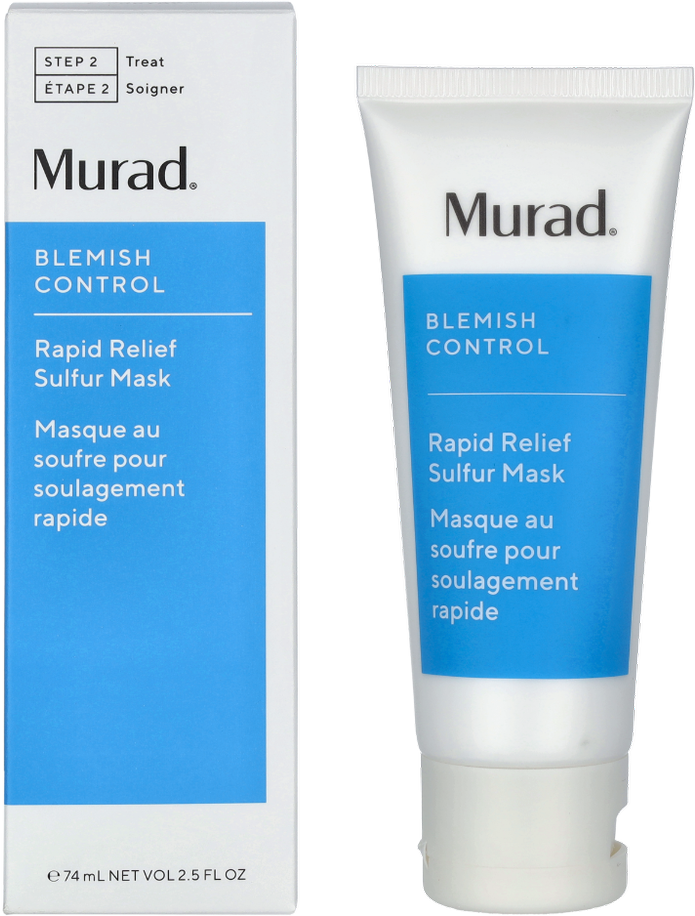 Murad Skincare Murad Rapid Relief Sulfur Mask molio veido kaukė, 75 ml