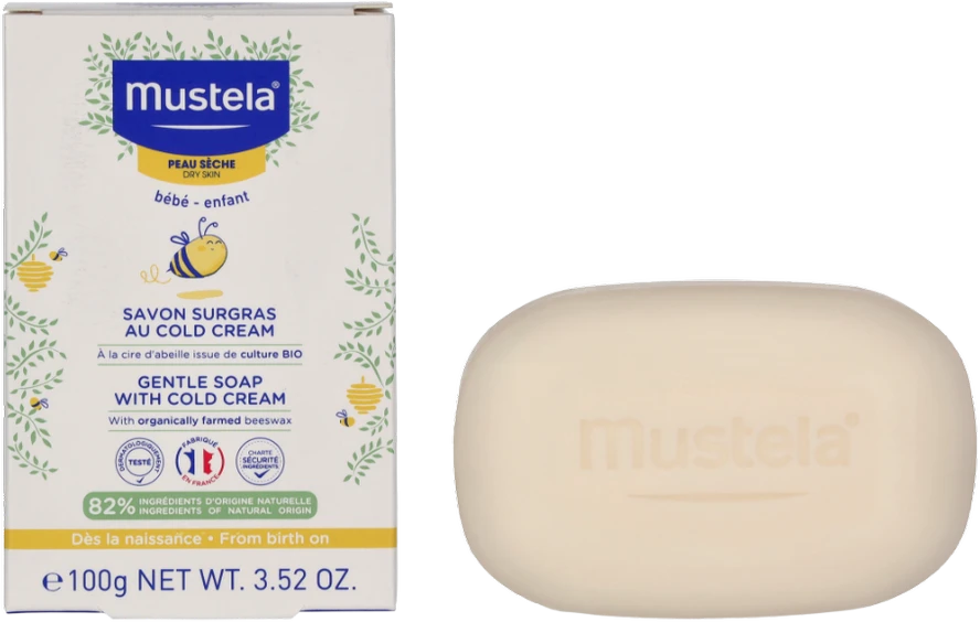 "Mustela" švelnus vonios muilas 100g