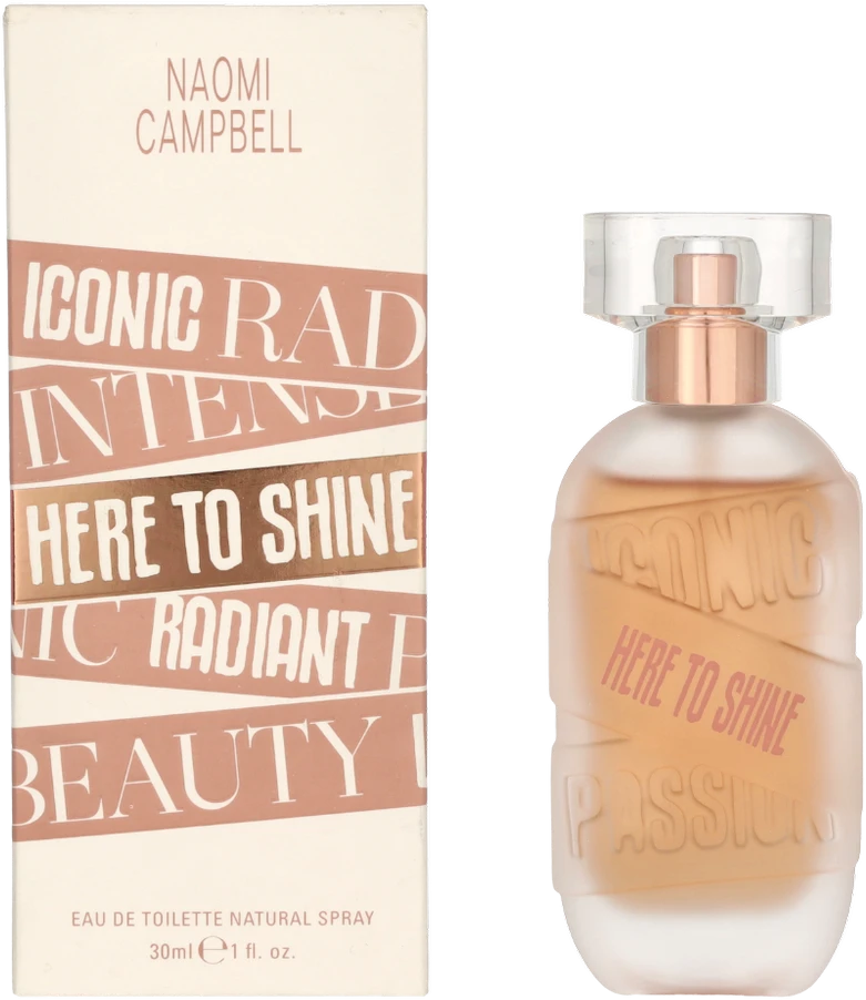 Naomi Campbell Here To Shine EDT tualetinis vanduo moterims, 30 ml