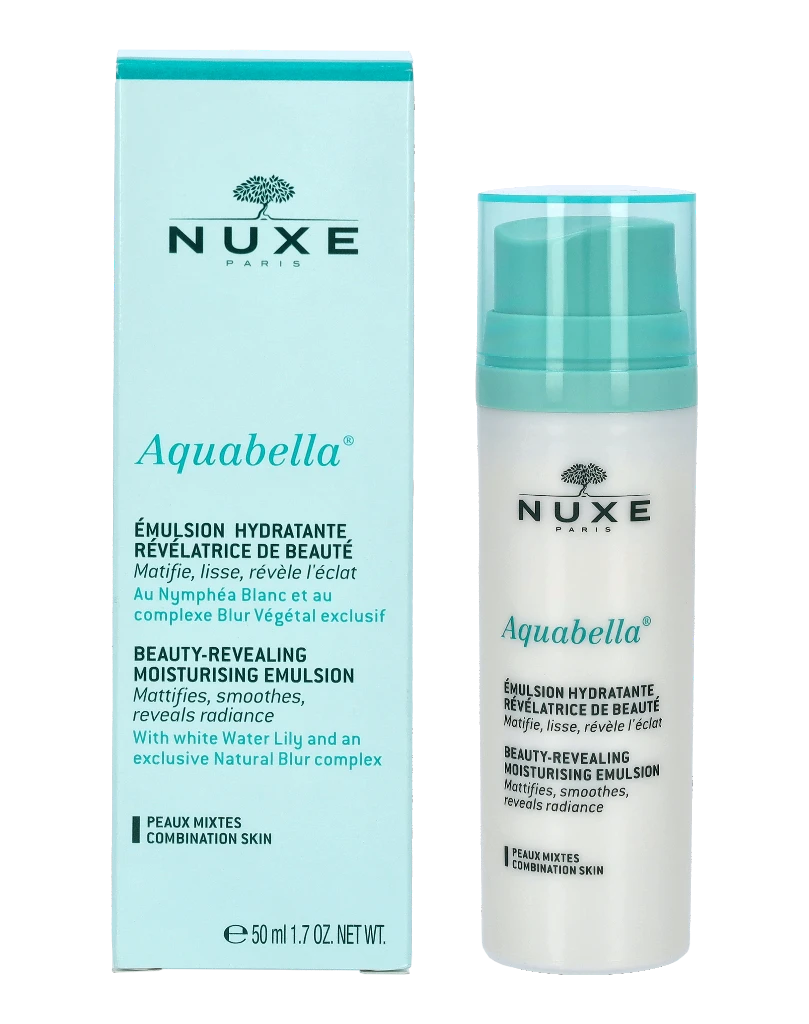 "Nuxe Aquabella Beauty Revealing" drėkinamoji emulsija "Aquabella" 50ml