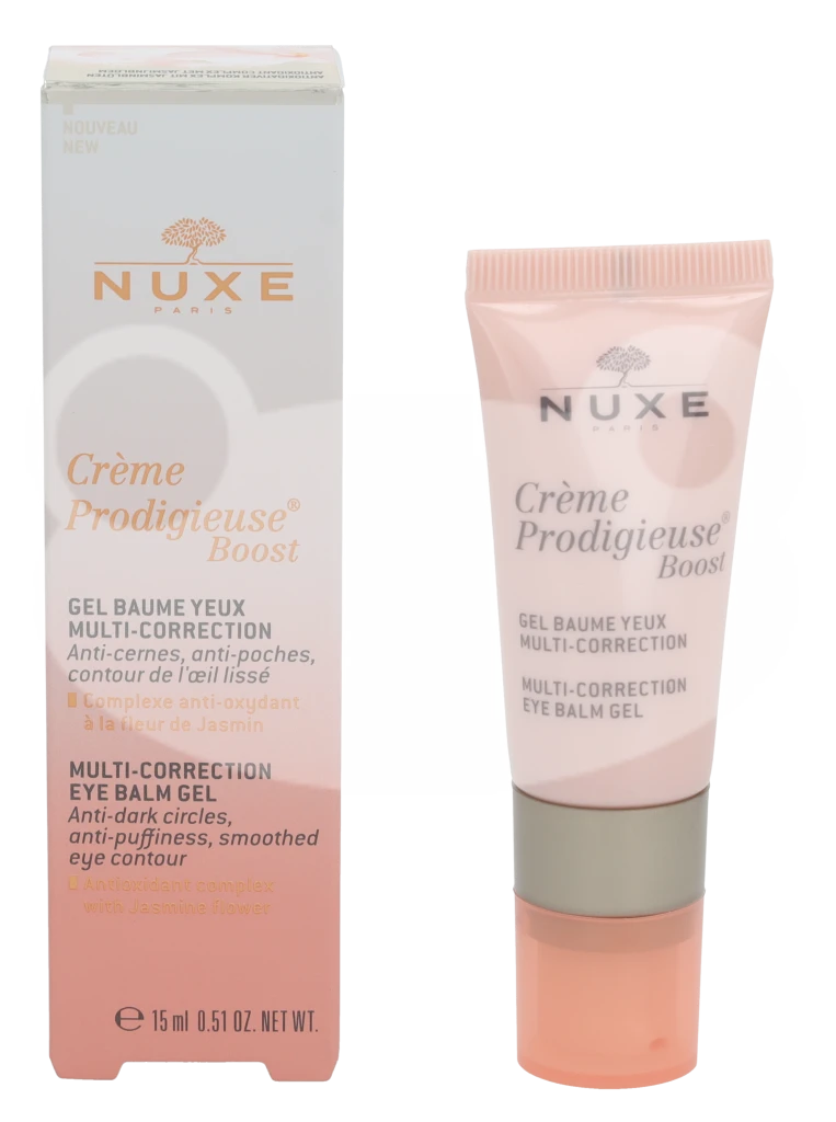 Nuxe Koreguojamasis paakių balzamas-želė „Crème Prodigieuse® Boost Multi-correction eye balm gel“, 15 ml