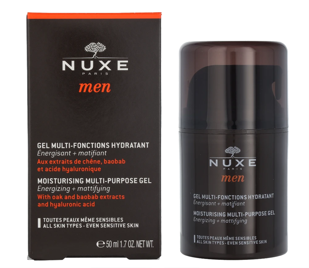 "Nuxe Men" drėkinamasis daugiafunkcinis gelis 50ml