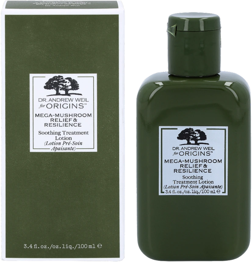 Origins Dr. Andrew Weil for Origins™ Mega-Mushroom Relief & Resilience raminamasis gydymas Losjonas raminamasis veido losjonas, 100 ml