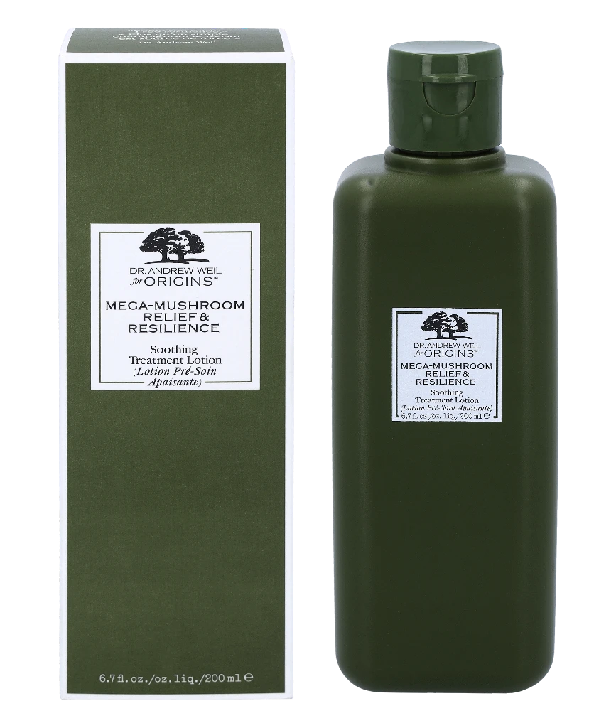 Origins Dr. Andrew Weil for Origins™ Mega-Mushroom Relief & Resilience raminamasis losjonas raminamasis veido losjonas, 200 ml