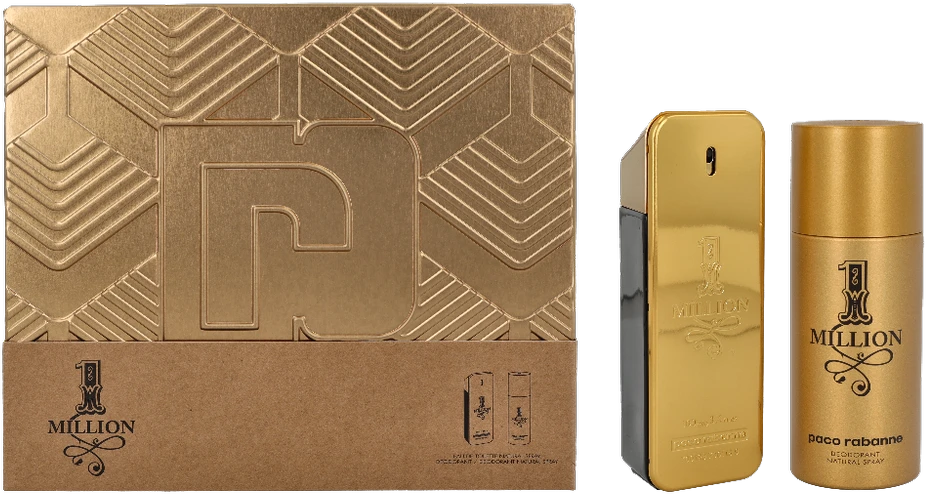 Paco Rabanne 1 Million rinkinys vyrams (kvepalai EDT, 100 ml + dezodorantas 150 ml)