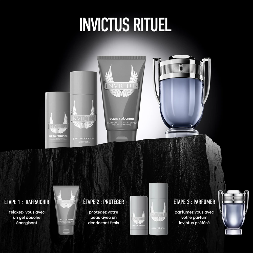 Purškiamasis dezodorantas vyrams Paco Rabanne Invictus, 150 ml