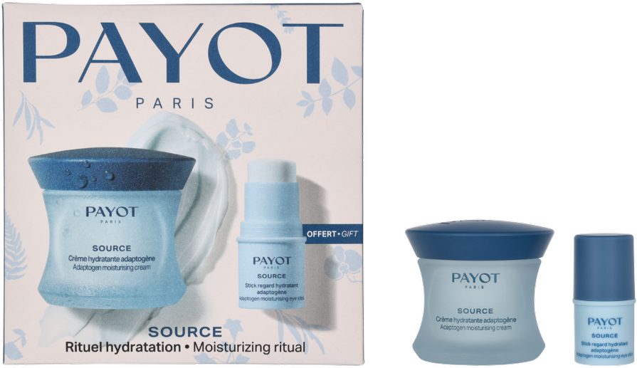 Payot Source Adaptogen drėkinamasis kremas 50ml rinkinys 2 vnt