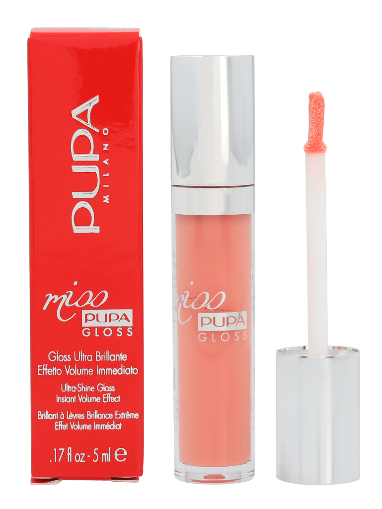 Pupa Milano Miss Pupa Gloss Ultra Shine Gloss Instant Volume Effect 201, 5 ml