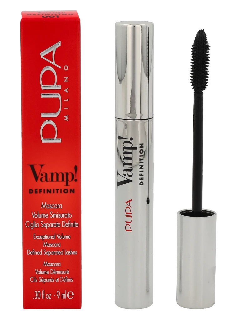Pupa Milano Pupa Vamp! Definition Blakstienų tušas #001 Extra Juodas, 9 ml
