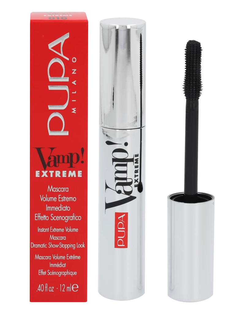 Pupa Milano Pupa Vamp! Extreme Blakstienų tušas #010 Extra Juodas, 12 ml