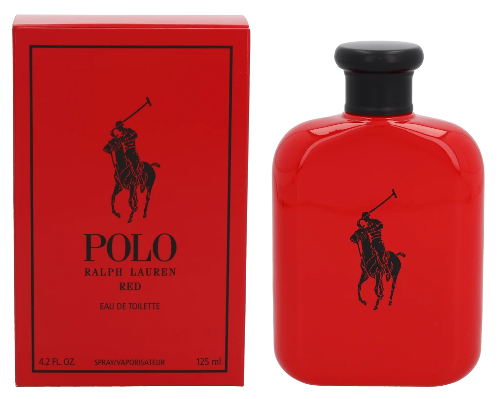Ralph Lauren Polo Raudona EDT tualetinis vanduo vyrams, 125 ml