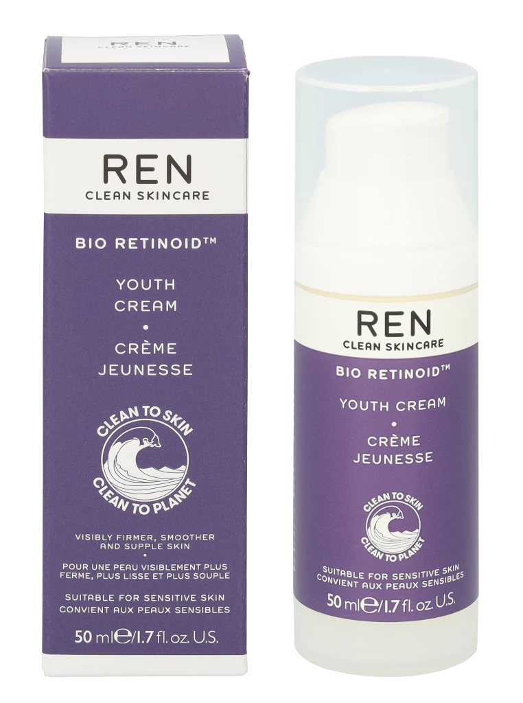 Ren Clean Skincare REN Bio Retinoid™ Youth Kreminis veido kremas nuo raukšlių, 50 ml