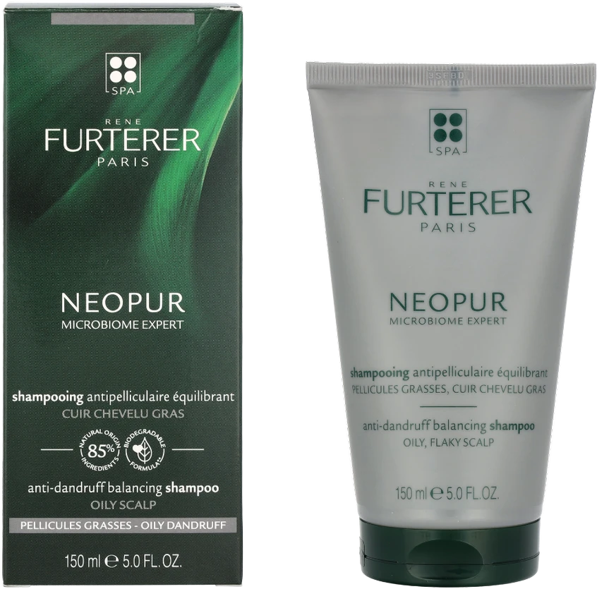 "Rene Furterer Neopur" šampūnas nuo riebios galvos odos pleiskanų 150ml