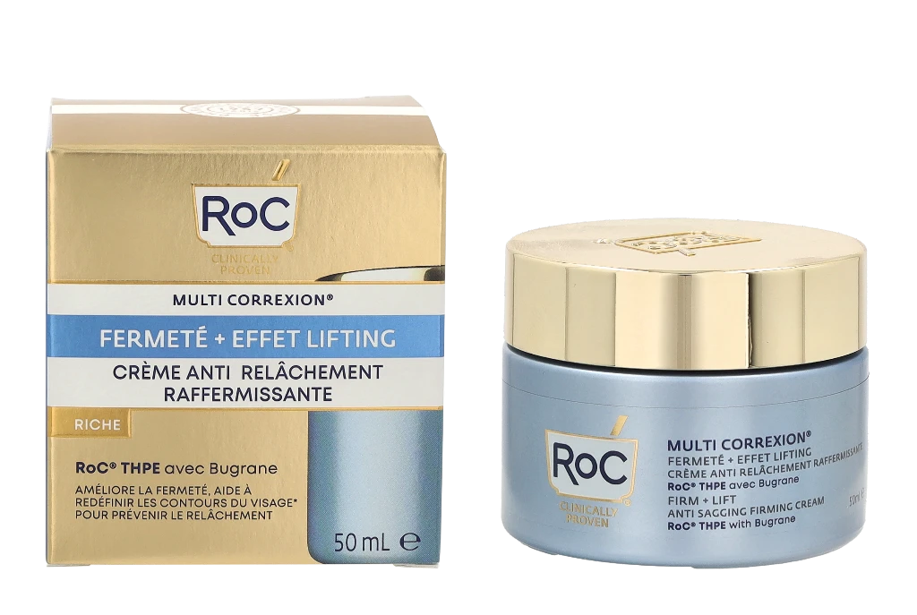 ROC Multi Correxion Anti-Sagging Firming Kreminis - Rich stangrinantis veido kremas, 50 ml