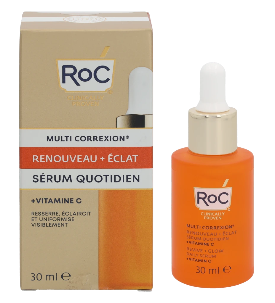 ROC Multi Correxion Revive & Glow Daily Serum spindesio suteikiantis serumas veidui, 30 ml