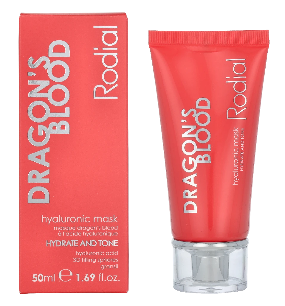 Rodial Dragon's Blood Hyaluronic Mask drėkinanti veido kaukė, 50 ml