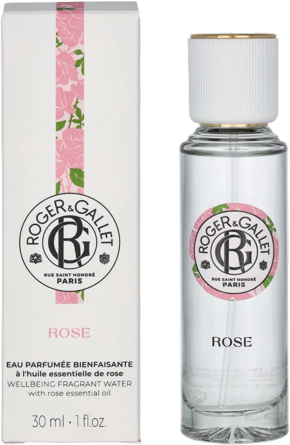 kvepalai Roger-Gallet Rose Rose Rose Eau Fraîche Parfumée Bienfaisante Vaporiser 30ml