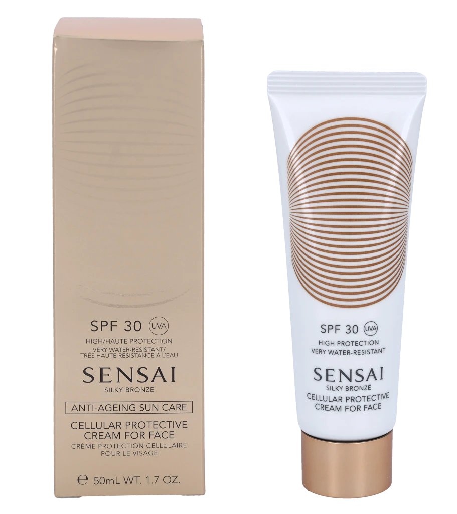 Sensai Silky Bronze apsauginis kremas veidui Spf30 50ml