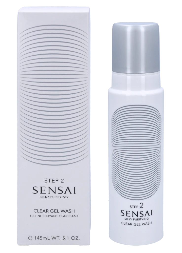 Veido prausiklis Sensai Silky Purifying Clear Gel Wash, 145 ml