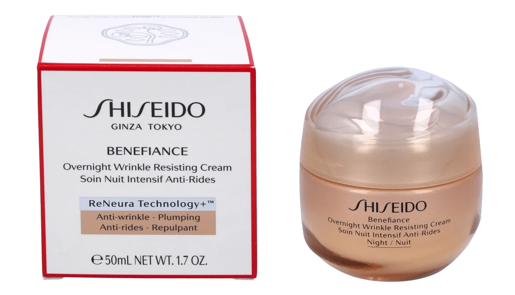 „Shiseido Benefiance“ naktinis veido kremas nuo raukšlių, 50 ml