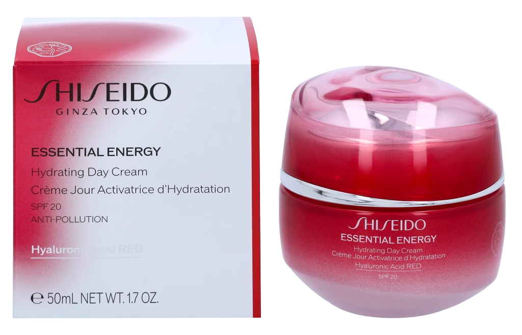 Shiseido Essential Energy Hydrating Day Kreminis SPF 20 dieninis veido kremas, 50 ml