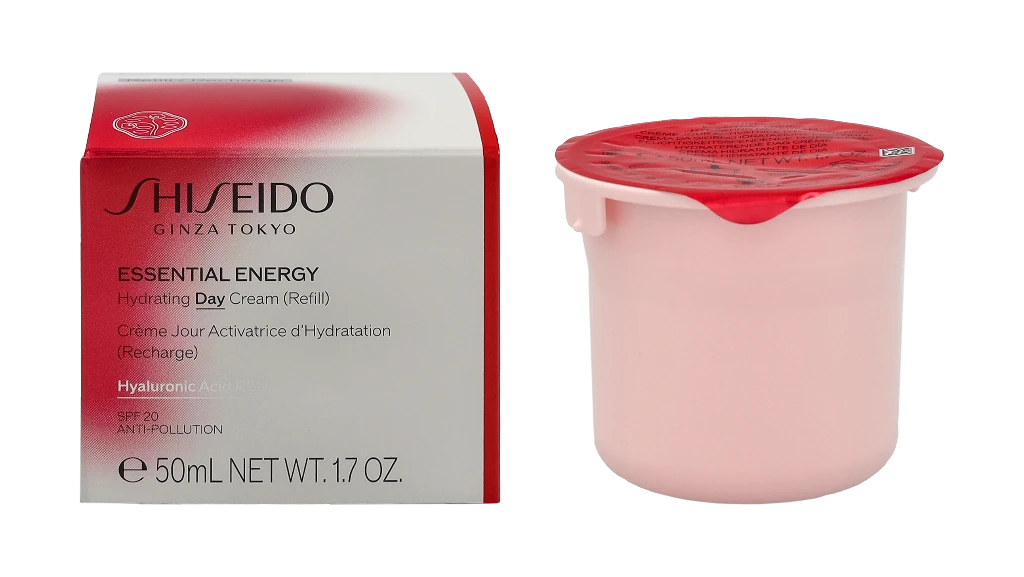 „Shiseido Essential Energy Hydration Day Kreminis Face SPF 20“ papildymas, 50 ml